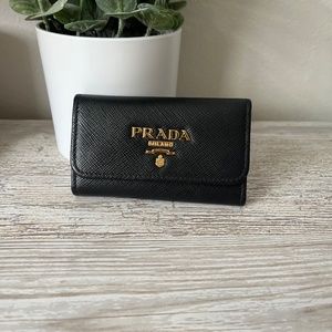 SOLD - Authentic Prada 6 key ring case